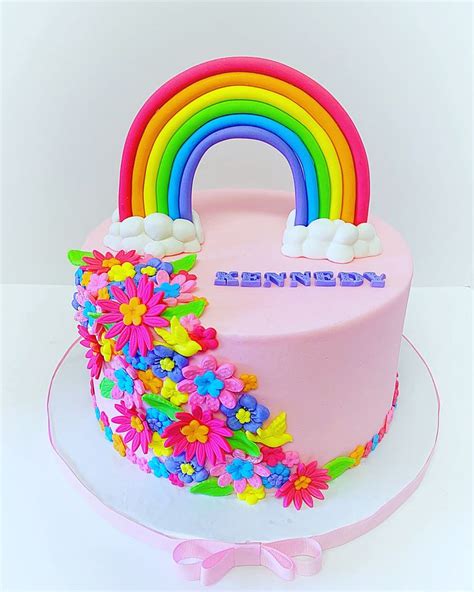 Rainbows And Flowers Cake Pasta