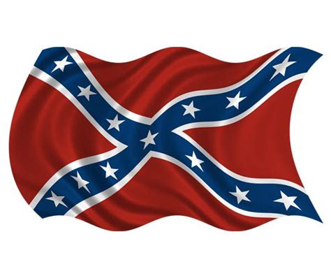 Find Rebel Waving Flag Decal 5x3 Confederate Civil War Southern