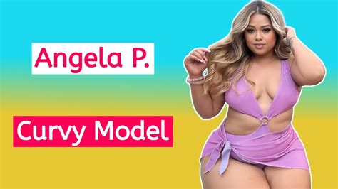 Angela P 🇺🇸 American Beautiful Curvy Model Plus Size Fashion