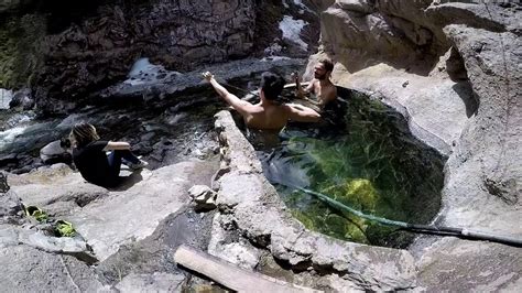 Hot Springs Of Altyn Arashan By The River Kyrgyzstan