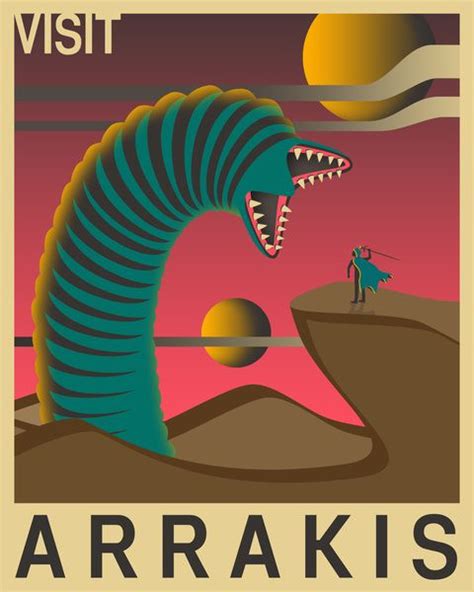 Visit Arrakis Art Print By Jazzberry Blue Society6 Dune Art Dune