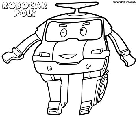 Get inspired by our community of talented artists. Robocar Poli coloring pages | Coloring pages to download ...