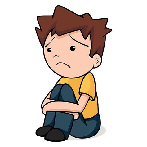 Sad Clipart Lonely Boy Sad Lonely Boy Transparent Free For Download On