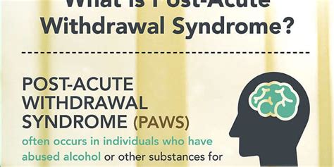 How To Spot Post Acute Withdrawal Syndrome Paws Infographic