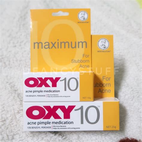 Jual Oxy 10 Maximum Acne Pimple Medication Original 10gr 25gr Obat