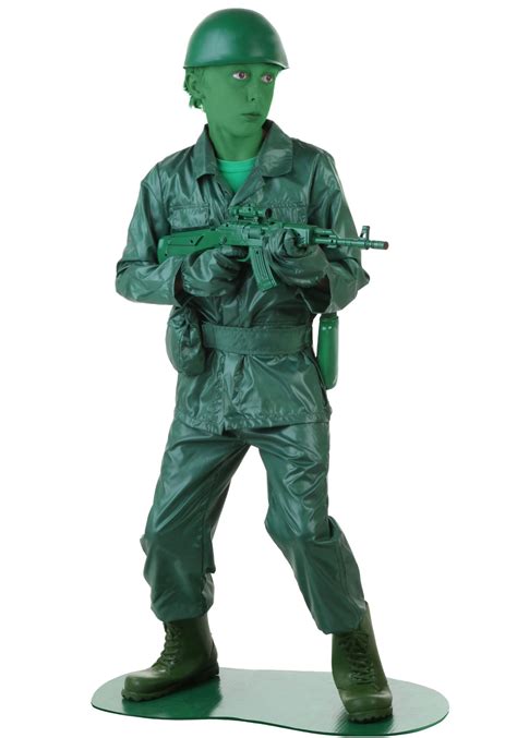 Child Green Army Man Costume Army Men Costume Army Halloween