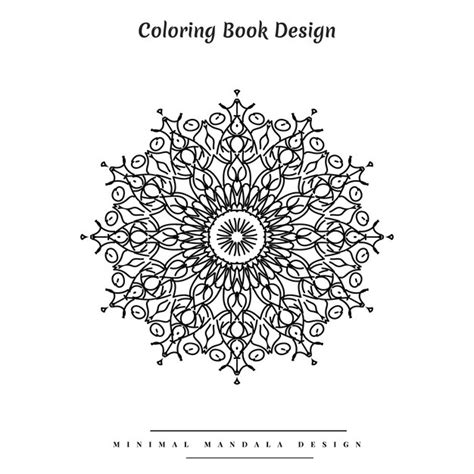 Premium Vector Moderncreative Arabesque Mandala Coloring Book Design