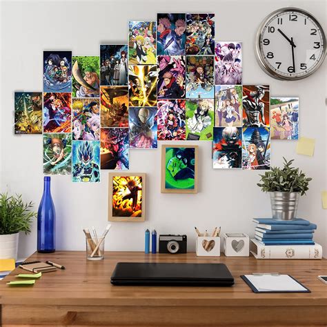 Buy Anime Wall Collage Kit Aesthetic 60 Pcs Anime Room Decor 42x62