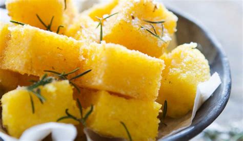 Fried Polenta Recipe Italian Recipes Polenta Fries Fried Polenta