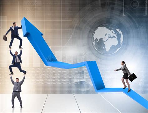 Business People In Economic Recovery Business Concept Stock Image