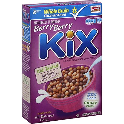 Kix Berry Berry Cereal 12 Oz Box Cereal Quality Foods