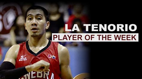 Player Of The Week La Tenorio Pba Commissioners Cup 2017 Youtube