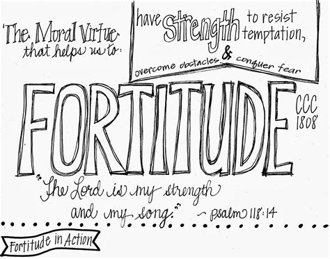 Fortitude Quotes Bible Quotesgram
