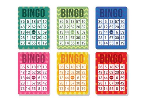 Bingo Card Vector Vector Art At Vecteezy