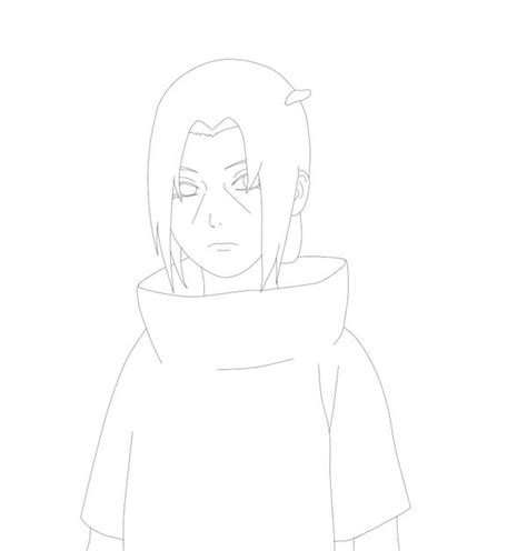 Young Itachi Lineart By Arausio On Deviantart