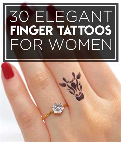 30 Elegant Finger Tattoos For Women Tattooblend
