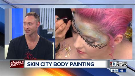 Skin City Body Painting Hosts Live Event At The Galleria At Sunset
