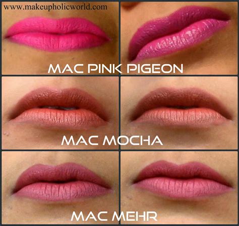 Review Swatches Of MAC Lipsticks Makeupholic World