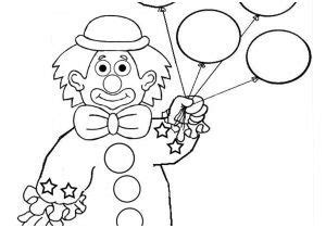 Coloriage clown facile / un ballon dans la main de clown #clowncirque | coloriage. 12 Extraordinaire Coloriage Clown Tueur Pictures