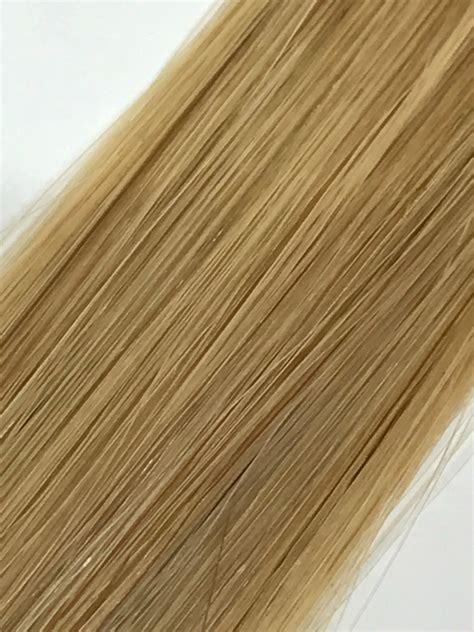 18 Hair Extension Keratin Flat Tip Body Wave 16 Medium Golden