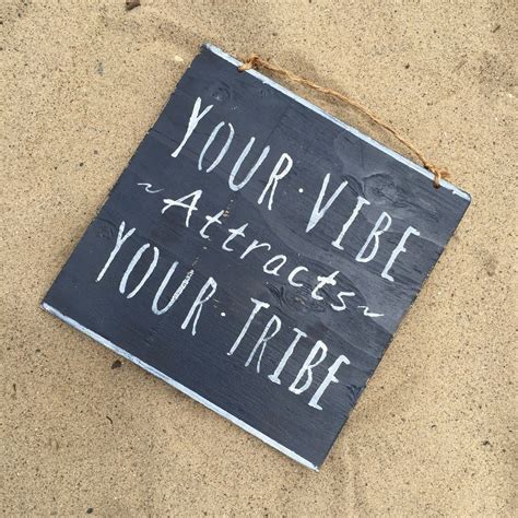 Your Vibe Attracts Your Tribe Wood Sign | Bohemian wall art, Your vibe attracts your tribe, Wood 