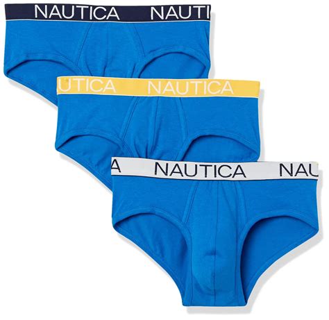 Nautica Mens 3 Pack Cotton Stretch Brief In 2022 Nautica Mens