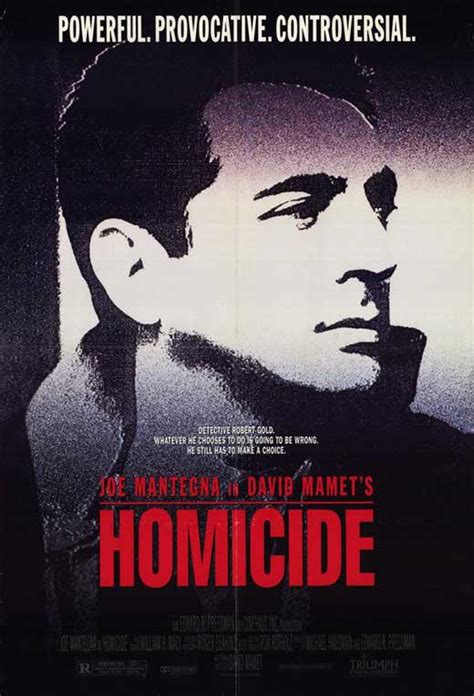 Homicide Movie Posters From Movie Poster Shop