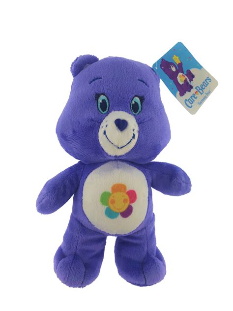 8 Care Bears Soft Purple Harmony Bear Plush Stuffed Animal Authentic