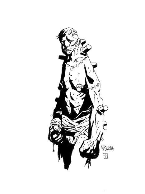 Mike Mignola Frankenstein 3d Character Character Concept Concept Art