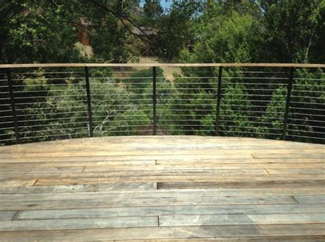42 Clearview® Rainier Cable Railing System With Wood Top Rail Power