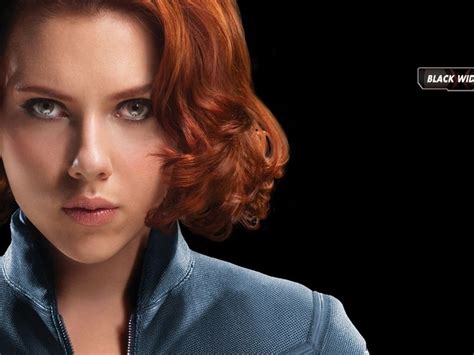 The Avengers Scarlett Johansson Red Hair Black Widow Scarlett