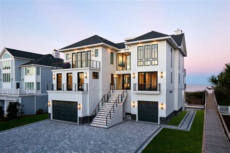 Surfside Marnie Custom Homes Modern Beach House Beach House Plans