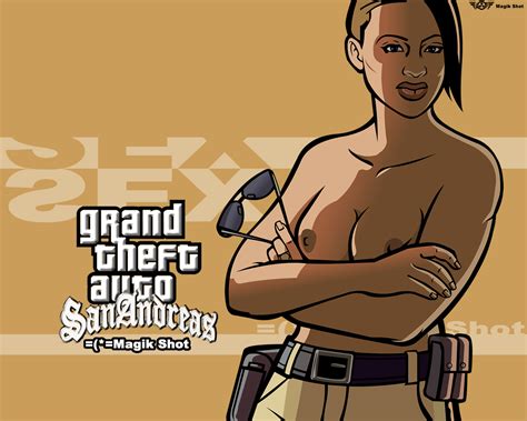 Rule 34 Barbara Schternvart Breasts Glasses Grand Theft Auto Grand