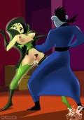 XL Toons Shego Helps Drakken Get Rid Of A Bad Case Of Blue Balls Kim Possible