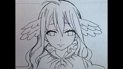 How To Draw Mavis Vermillion From Fairy Tail Step By Step Tutorial