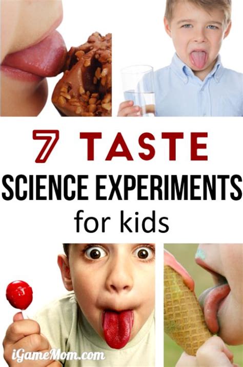 Science Experiments For Kids To Learn About Taste