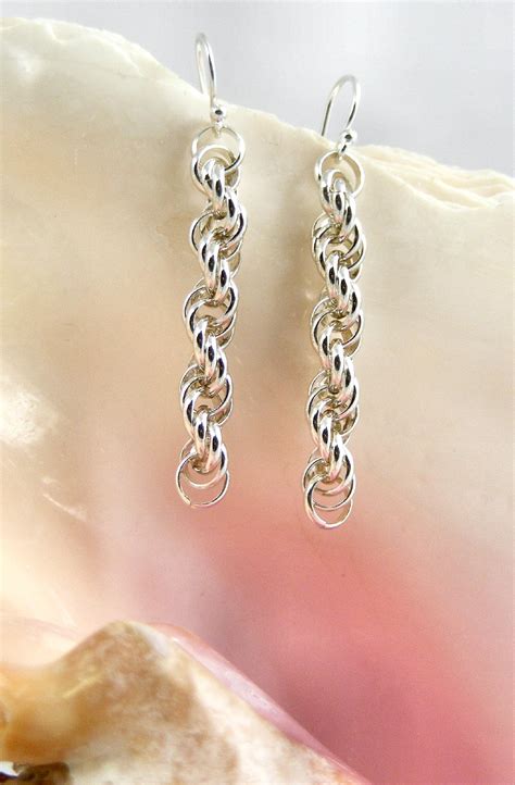 Sweet Freedom Designs Very Sparkly Spiral Chainmaille Bracelet And