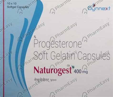 Naturogest 400 Mg Oralvaginalrectal Capsule 10 Uses Side Effects
