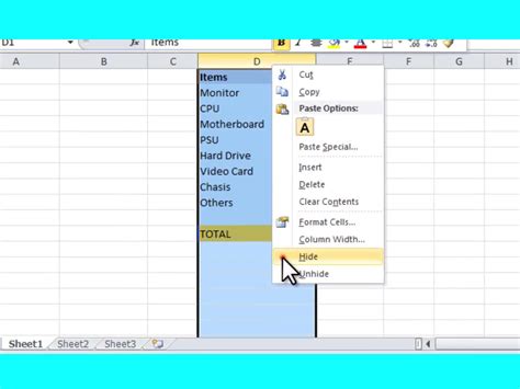 How To Unhide Columns In Excel 12 Steps With Pictures