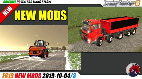 Fs19 New Mods 2019 10 043 Review Youtube