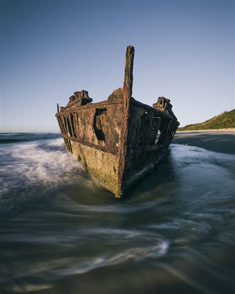 The Ss Maheno Shipwreck On Fraser Island Australia Rpics