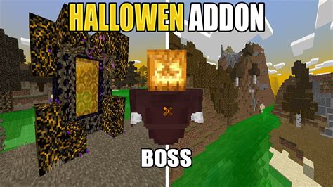 Halloween Addon Para Minecraft Pe 116 Bedrock Nuevo Boss De