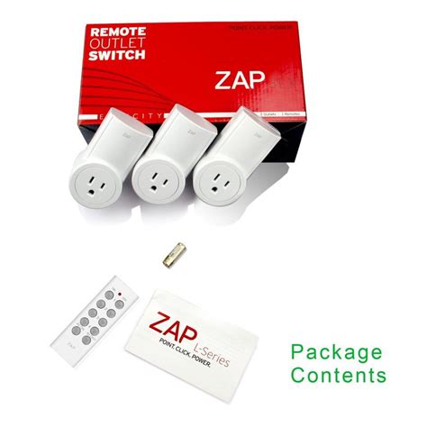 Etekcity 3 Pack Remote Control Outlets Wireless Light Switches For