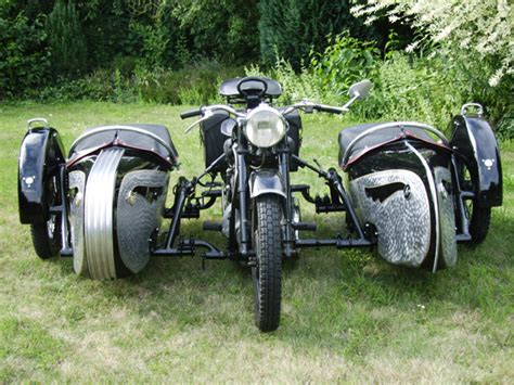 Motorcycle 74 Double Sidecar