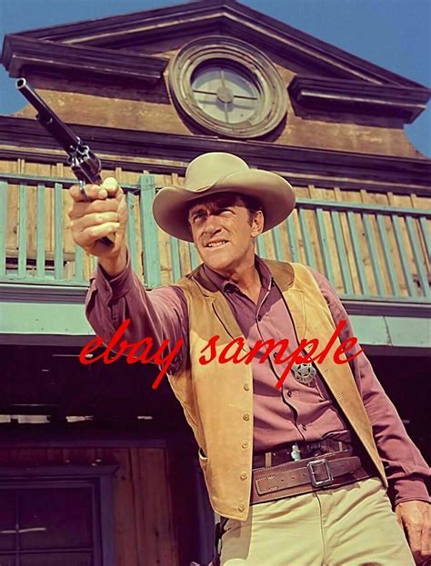 JAMES ARNESS COLOR PHOTO - As Marshal Matt Dillon on the TV show