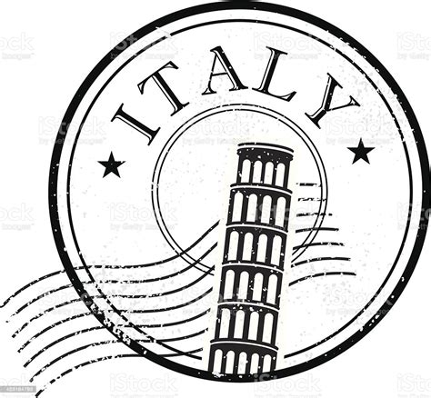 Italy Grunge Stamp Stock Illustration Download Image Now