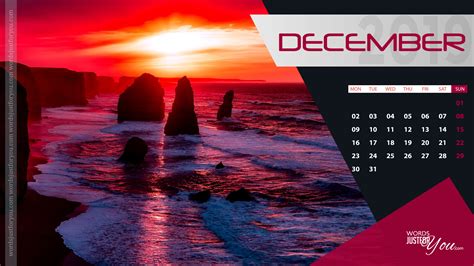 December 2019 Hd 5 X Calendar Desktop Wallpaper 26 30 Words Just