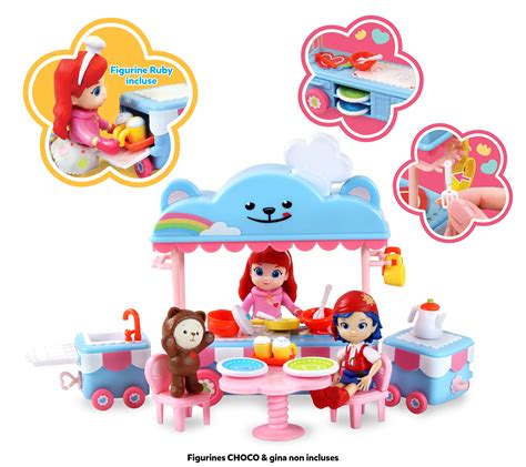 Buy Rainbow Ruby Licensed Mini Universe Complete Play Set With Mobile Kitchen Toy With