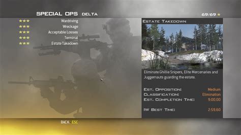 Call Of Duty Modern Warfare 2 Special Ops All Delta Missions On