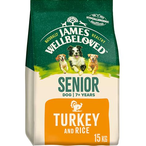 James Wellbeloved Dry Senior Dog Food Turkey And Rice 15kg Pets At Home